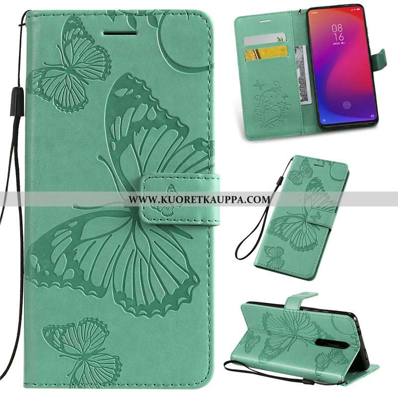 Kuori Xiaomi Mi 9t Pro, Kuoret Xiaomi Mi 9t Pro, Kotelo Xiaomi Mi 9t Pro Nahkakuori Puhelimen Punain