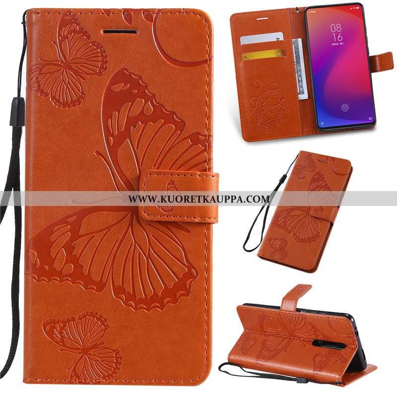 Kuori Xiaomi Mi 9t Pro, Kuoret Xiaomi Mi 9t Pro, Kotelo Xiaomi Mi 9t Pro Nahkakuori Puhelimen Punain