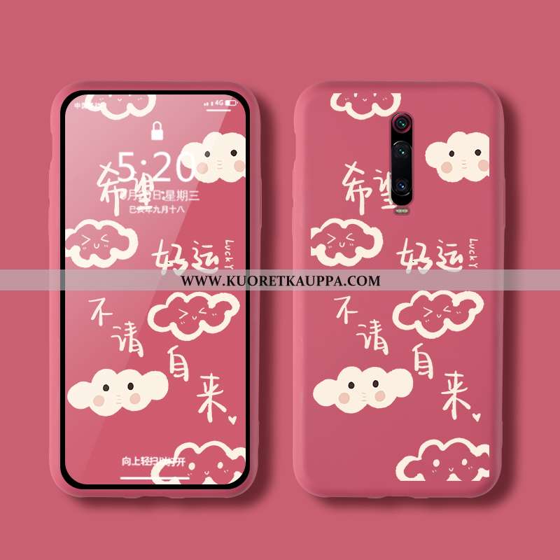 Kuori Xiaomi Mi 9t Pro, Kuoret Xiaomi Mi 9t Pro, Kotelo Xiaomi Mi 9t Pro Sarjakuva Ihana Punainen