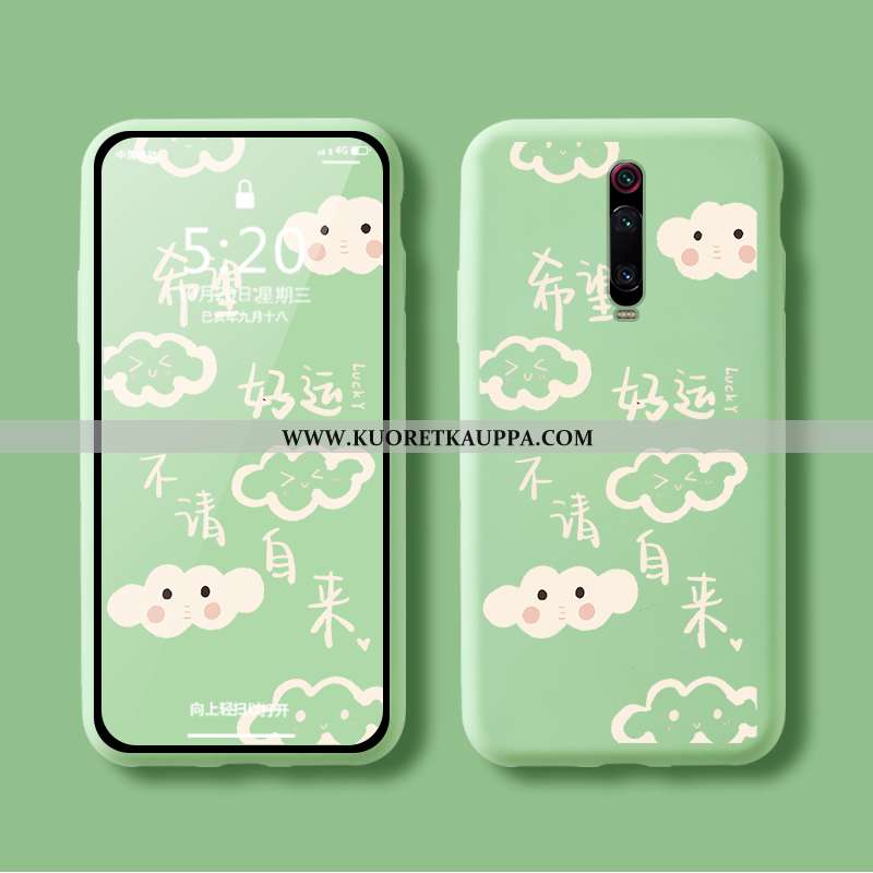 Kuori Xiaomi Mi 9t Pro, Kuoret Xiaomi Mi 9t Pro, Kotelo Xiaomi Mi 9t Pro Sarjakuva Ihana Punainen