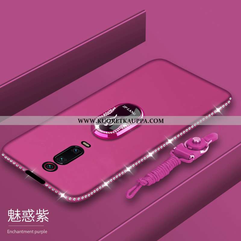 Kuori Xiaomi Mi 9t Pro, Kuoret Xiaomi Mi 9t Pro, Kotelo Xiaomi Mi 9t Pro Strassi Pesty Suede Pieni V