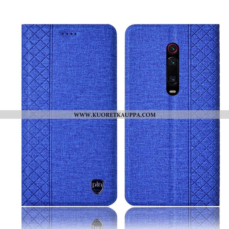 Kuori Xiaomi Mi 9t Pro, Kuoret Xiaomi Mi 9t Pro, Kotelo Xiaomi Mi 9t Pro Suojaus Pellava Nahkakuori 