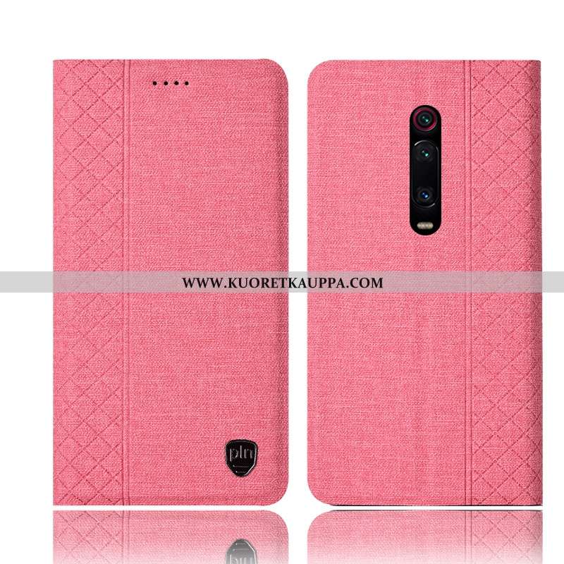 Kuori Xiaomi Mi 9t Pro, Kuoret Xiaomi Mi 9t Pro, Kotelo Xiaomi Mi 9t Pro Suojaus Pellava Nahkakuori 