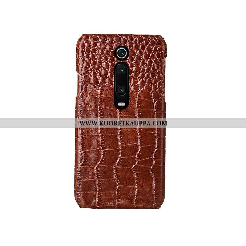 Kuori Xiaomi Mi 9t Pro, Kuoret Xiaomi Mi 9t Pro, Kotelo Xiaomi Mi 9t Pro Suojaus Tila Aito Nahka Pun