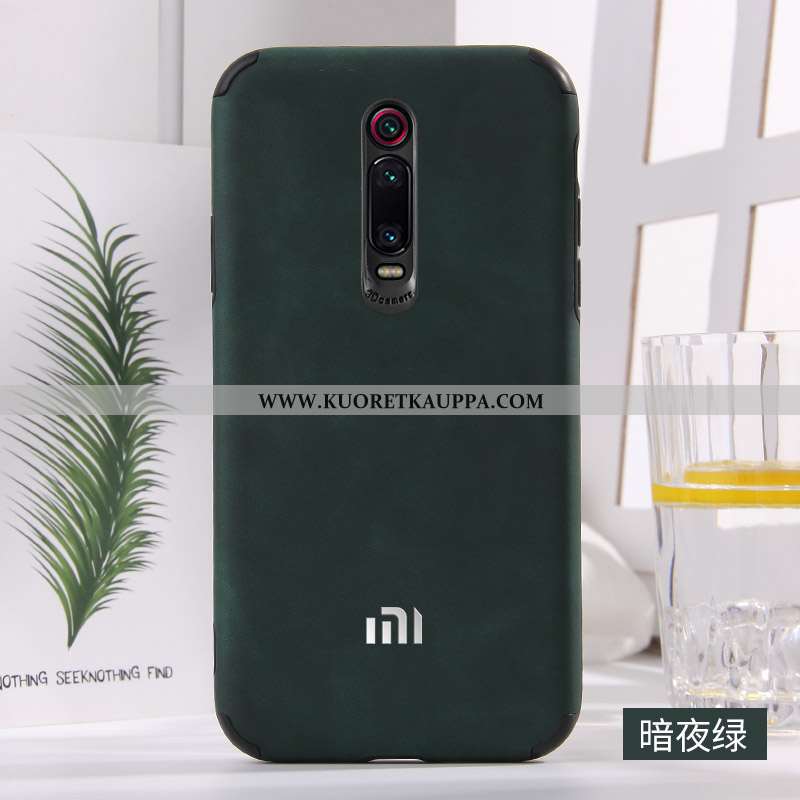 Kuori Xiaomi Mi 9t Pro, Kuoret Xiaomi Mi 9t Pro, Kotelo Xiaomi Mi 9t Pro Tila Nahka Sininen Tuuli