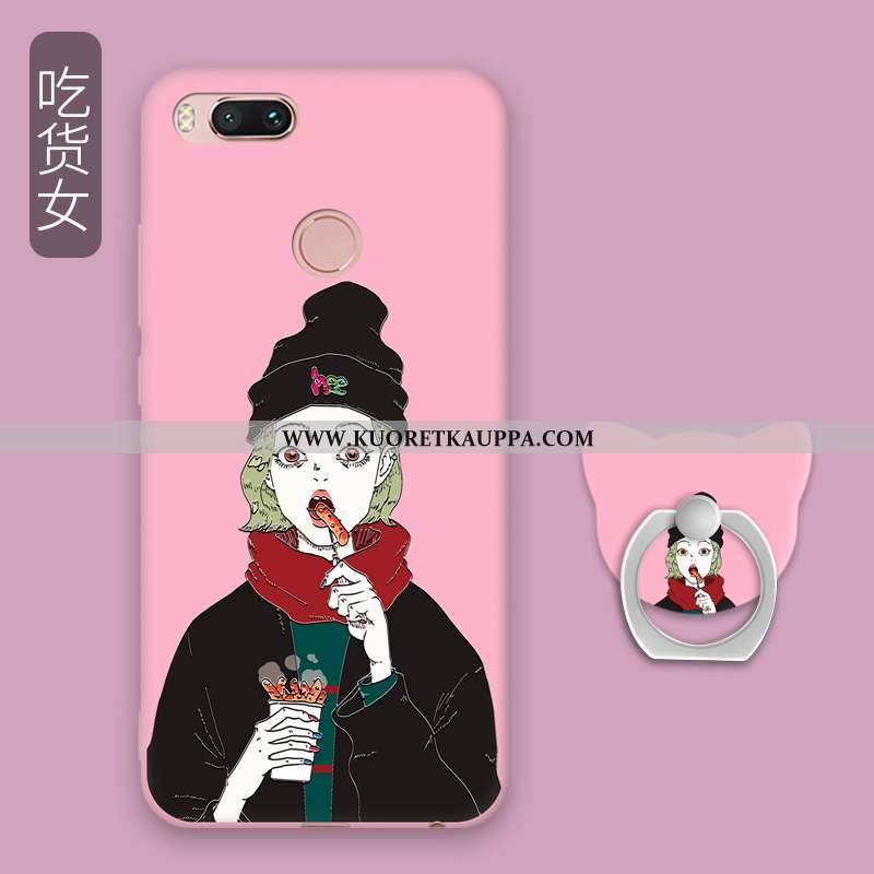 Kuori Xiaomi Mi A1, Kuoret Xiaomi Mi A1, Kotelo Xiaomi Mi A1 Luova Ihana Silikoni Pehmeä Neste Kelta