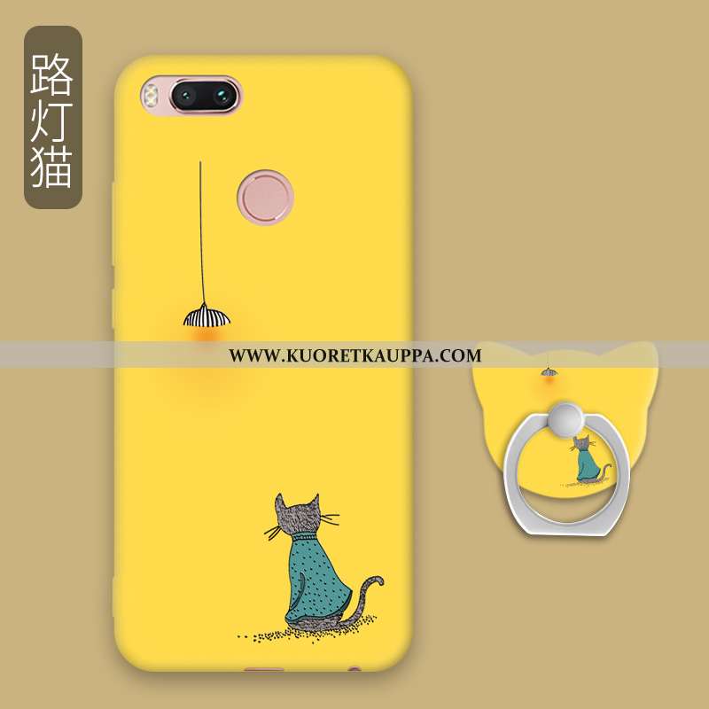 Kuori Xiaomi Mi A1, Kuoret Xiaomi Mi A1, Kotelo Xiaomi Mi A1 Luova Ihana Silikoni Pehmeä Neste Kelta