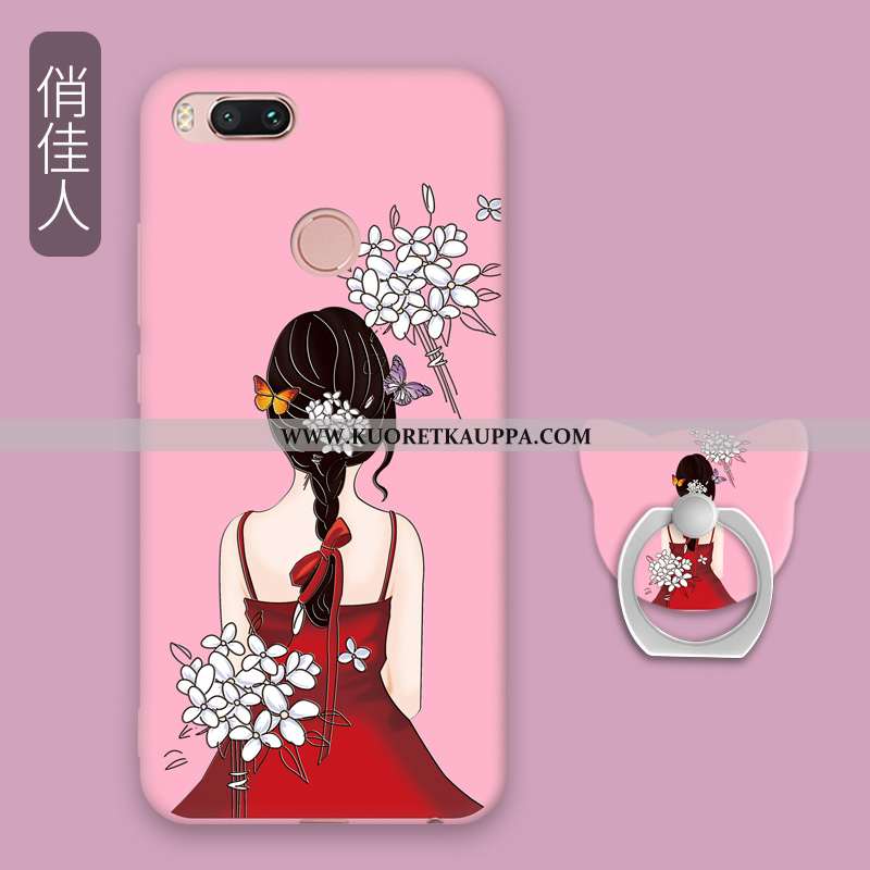 Kuori Xiaomi Mi A1, Kuoret Xiaomi Mi A1, Kotelo Xiaomi Mi A1 Luova Ihana Silikoni Pehmeä Neste Kelta