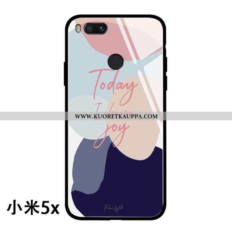 Kuori Xiaomi Mi A1, Kuoret Xiaomi Mi A1, Kotelo Xiaomi Mi A1 Luova Suuntaus Pieni Peili Sininen