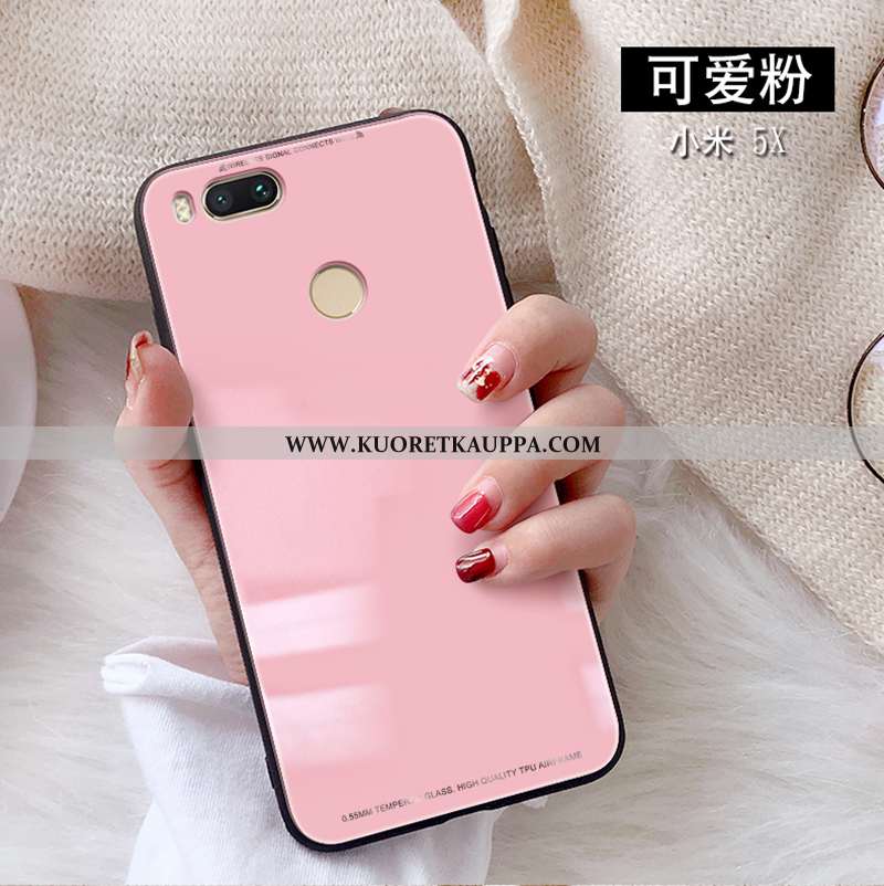 Kuori Xiaomi Mi A1, Kuoret Xiaomi Mi A1, Kotelo Xiaomi Mi A1 Luova Suuntaus Suojaus Puhelimen Pinkki