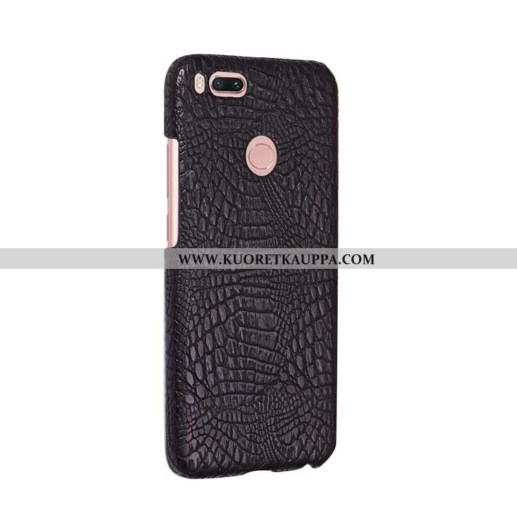 Kuori Xiaomi Mi A1, Kuoret Xiaomi Mi A1, Kotelo Xiaomi Mi A1 Nahka Suojaus Pieni Punainen