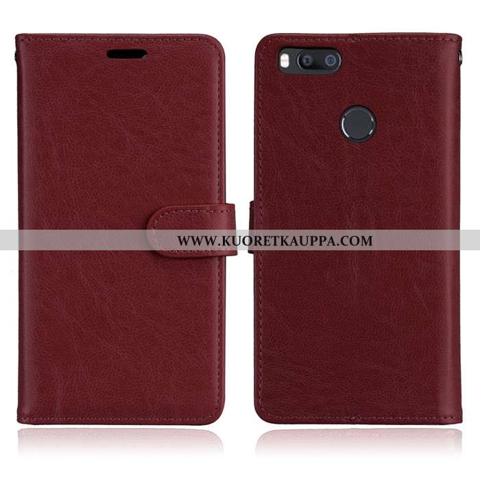 Kuori Xiaomi Mi A1, Kuoret Xiaomi Mi A1, Kotelo Xiaomi Mi A1 Nahkakuori Salkku Silikoni Puhelimen Pi