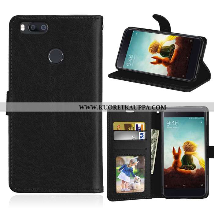 Kuori Xiaomi Mi A1, Kuoret Xiaomi Mi A1, Kotelo Xiaomi Mi A1 Nahkakuori Salkku Silikoni Puhelimen Pi