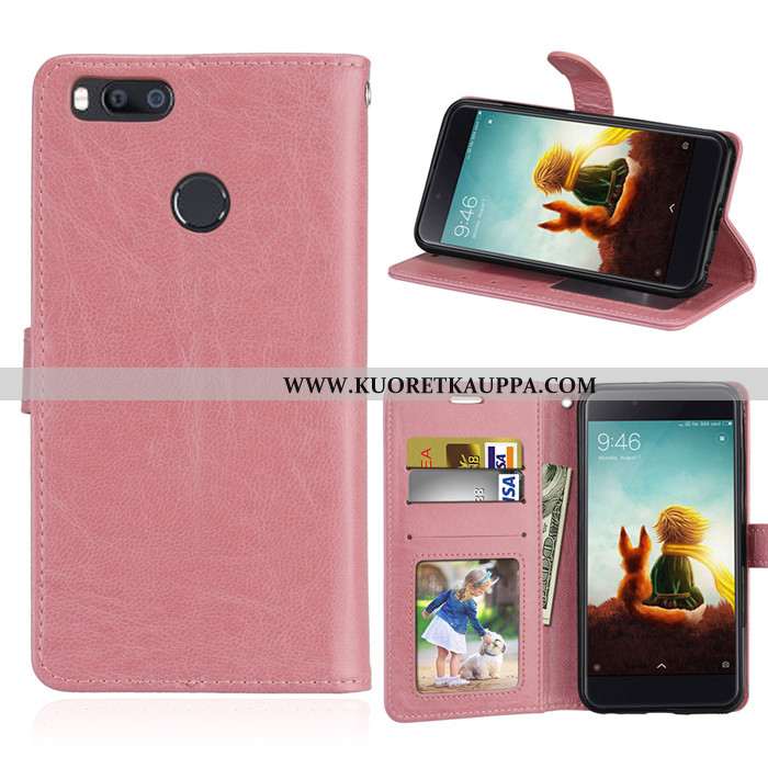 Kuori Xiaomi Mi A1, Kuoret Xiaomi Mi A1, Kotelo Xiaomi Mi A1 Nahkakuori Salkku Silikoni Puhelimen Pi