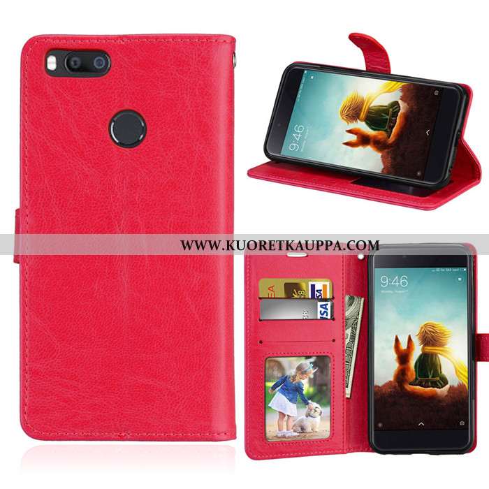 Kuori Xiaomi Mi A1, Kuoret Xiaomi Mi A1, Kotelo Xiaomi Mi A1 Nahkakuori Salkku Silikoni Puhelimen Pi