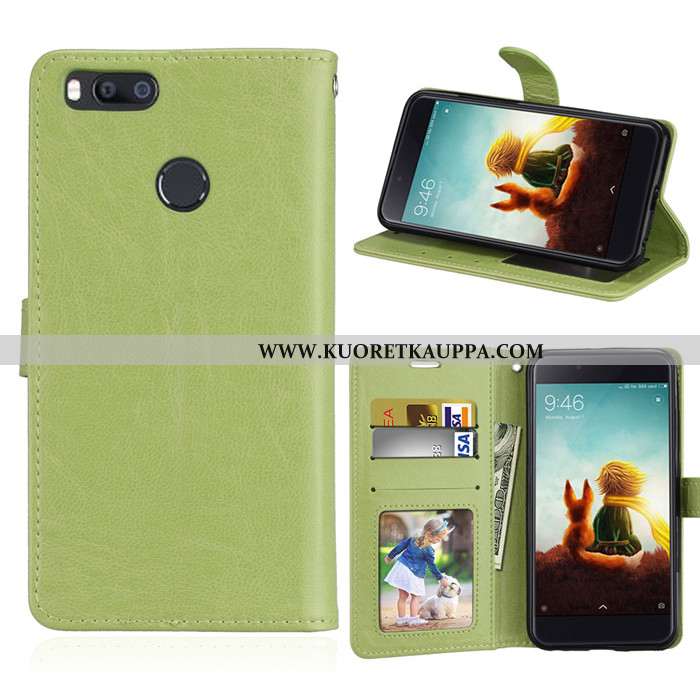 Kuori Xiaomi Mi A1, Kuoret Xiaomi Mi A1, Kotelo Xiaomi Mi A1 Nahkakuori Salkku Silikoni Puhelimen Pi