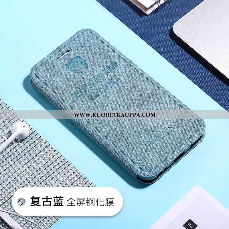 Kuori Xiaomi Mi A1, Kuoret Xiaomi Mi A1, Kotelo Xiaomi Mi A1 Nahkakuori Suojaus Yksinkertainen Sinin