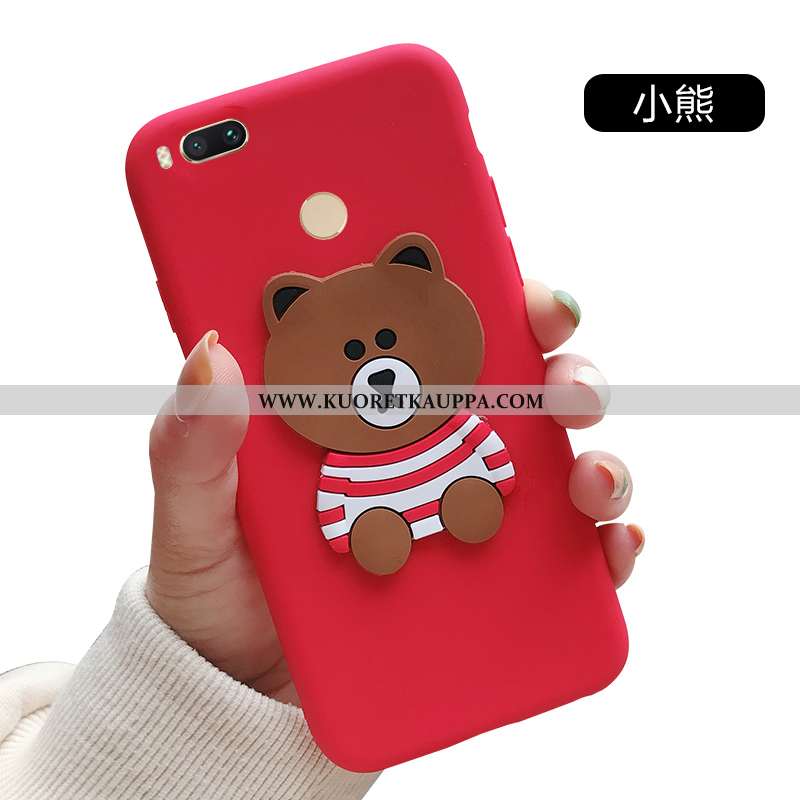 Kuori Xiaomi Mi A1, Kuoret Xiaomi Mi A1, Kotelo Xiaomi Mi A1 Persoonallisuus Suojaus Pieni Punainen