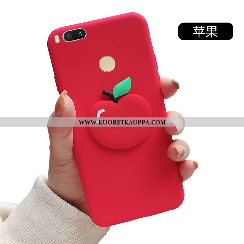 Kuori Xiaomi Mi A1, Kuoret Xiaomi Mi A1, Kotelo Xiaomi Mi A1 Persoonallisuus Suojaus Pieni Punainen
