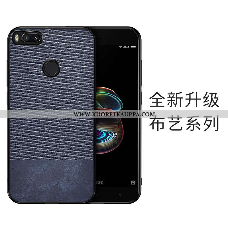 Kuori Xiaomi Mi A1, Kuoret Xiaomi Mi A1, Kotelo Xiaomi Mi A1 Pesty Suede Kukkakuvio Suojaus All Incl