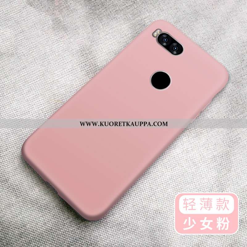 Kuori Xiaomi Mi A1, Kuoret Xiaomi Mi A1, Kotelo Xiaomi Mi A1 Pesty Suede Luova Pehmeä Neste Vihreä