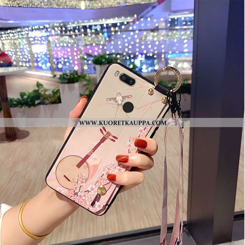 Kuori Xiaomi Mi A1, Kuoret Xiaomi Mi A1, Kotelo Xiaomi Mi A1 Pesty Suede Ripustettavat Koristeet All