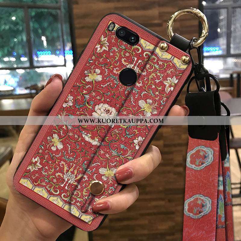 Kuori Xiaomi Mi A1, Kuoret Xiaomi Mi A1, Kotelo Xiaomi Mi A1 Ripustettavat Koristeet Suuntaus Punain