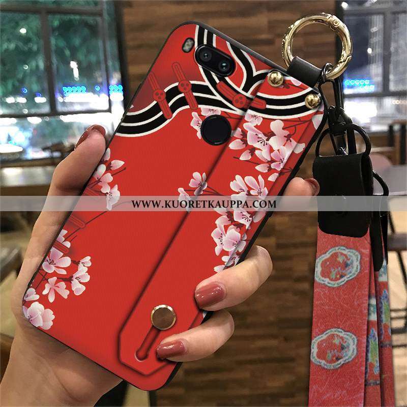 Kuori Xiaomi Mi A1, Kuoret Xiaomi Mi A1, Kotelo Xiaomi Mi A1 Ripustettavat Koristeet Suuntaus Punain