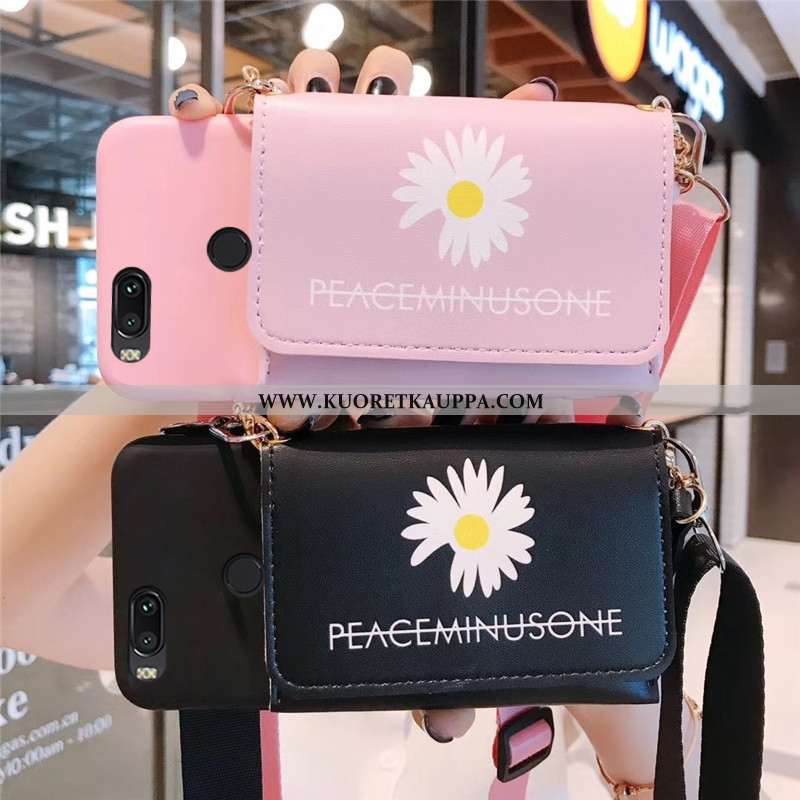 Kuori Xiaomi Mi A1, Kuoret Xiaomi Mi A1, Kotelo Xiaomi Mi A1 Salkku Suuntaus Net Red Pieni Mustat