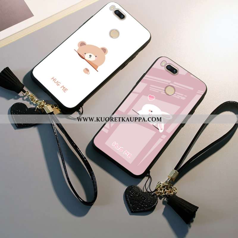Kuori Xiaomi Mi A1, Kuoret Xiaomi Mi A1, Kotelo Xiaomi Mi A1 Sarjakuva Suojaus Rakastunut Valkoinen 