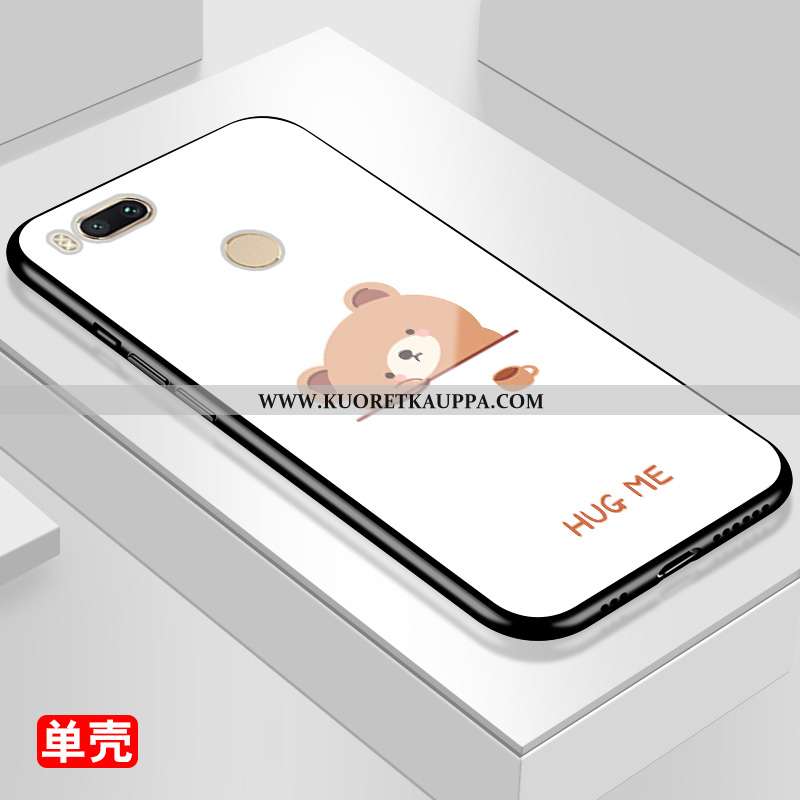 Kuori Xiaomi Mi A1, Kuoret Xiaomi Mi A1, Kotelo Xiaomi Mi A1 Sarjakuva Suojaus Rakastunut Valkoinen 