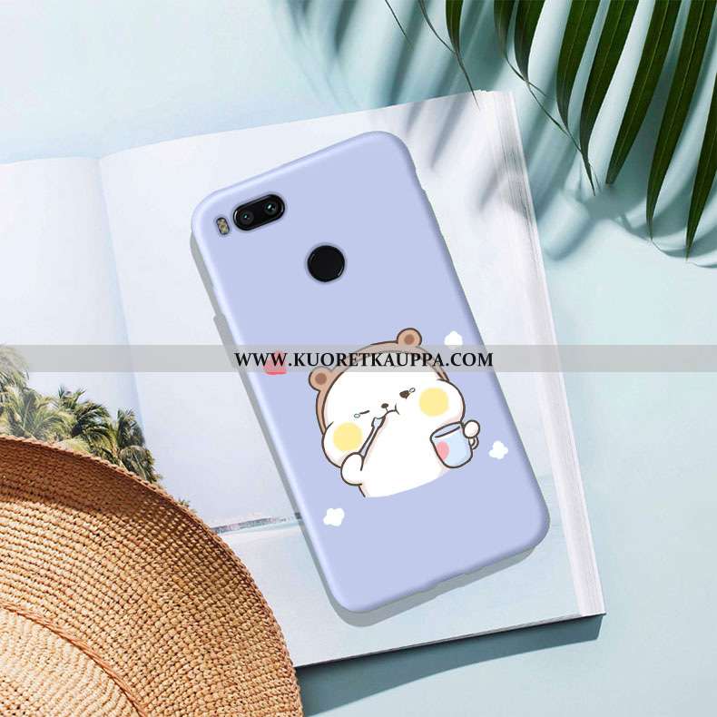 Kuori Xiaomi Mi A1, Kuoret Xiaomi Mi A1, Kotelo Xiaomi Mi A1 Sarjakuva Suuntaus Silikoni Pesty Suede