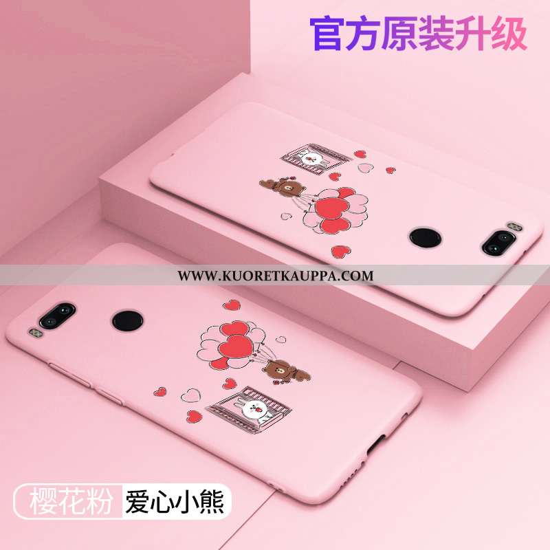 Kuori Xiaomi Mi A1, Kuoret Xiaomi Mi A1, Kotelo Xiaomi Mi A1 Sarjakuva Suuntaus Silikoni Pesty Suede