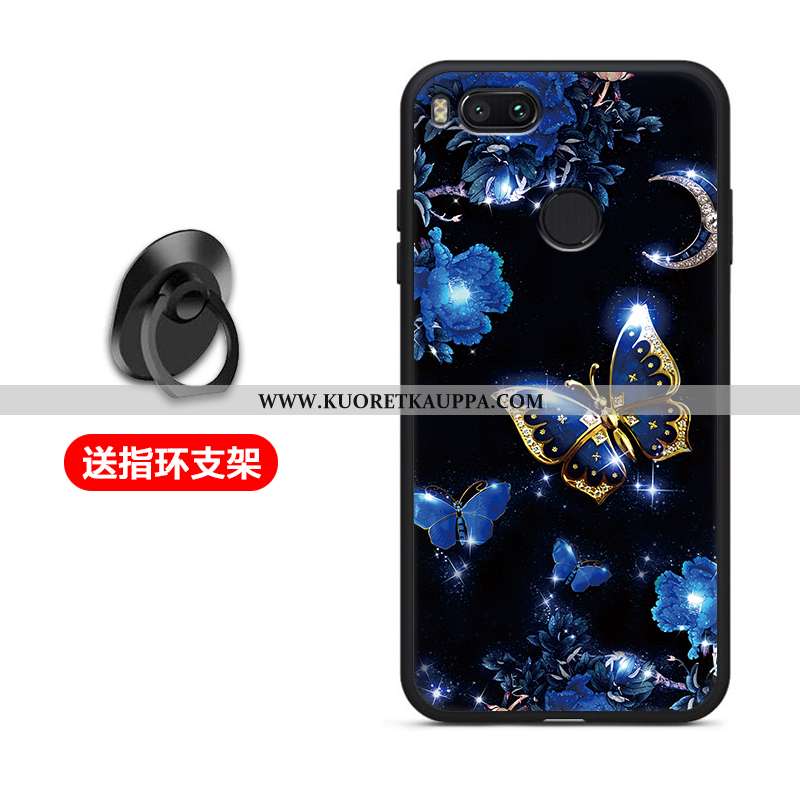 Kuori Xiaomi Mi A1, Kuoret Xiaomi Mi A1, Kotelo Xiaomi Mi A1 Silikoni Suojaus Pehmeä Neste Musta Mus