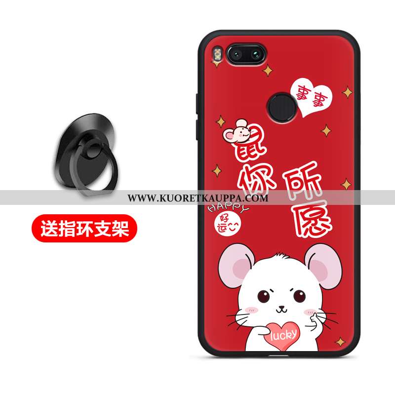 Kuori Xiaomi Mi A1, Kuoret Xiaomi Mi A1, Kotelo Xiaomi Mi A1 Silikoni Suojaus Pehmeä Neste Musta Mus