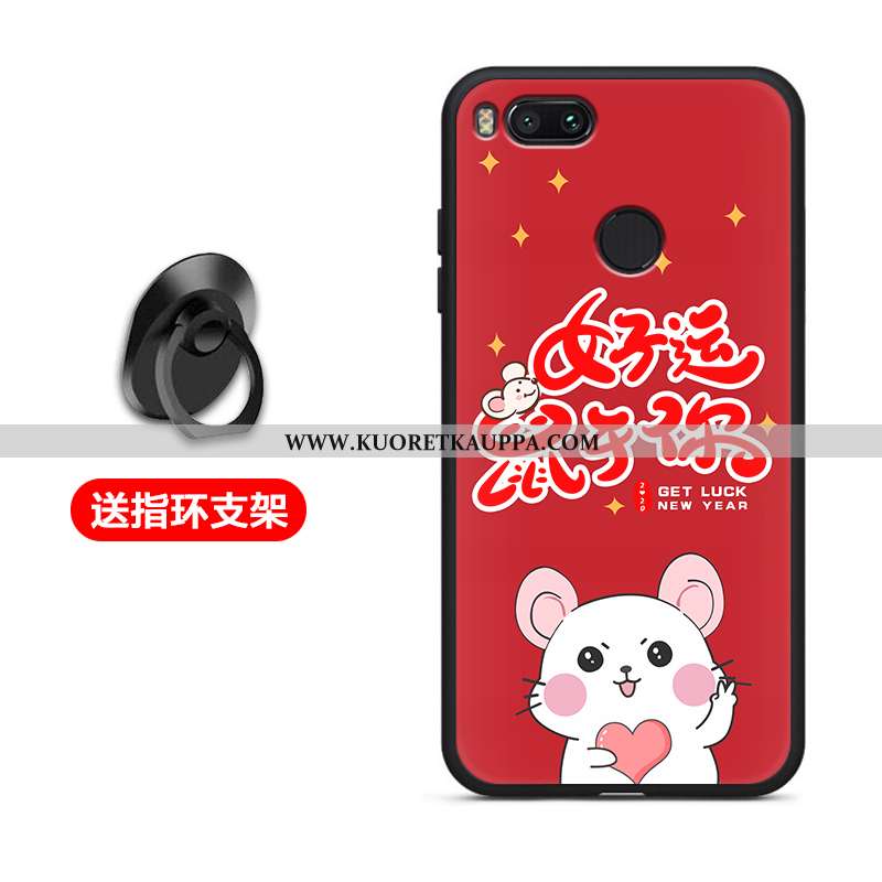 Kuori Xiaomi Mi A1, Kuoret Xiaomi Mi A1, Kotelo Xiaomi Mi A1 Silikoni Suojaus Pehmeä Neste Musta Mus