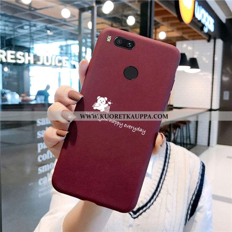 Kuori Xiaomi Mi A1, Kuoret Xiaomi Mi A1, Kotelo Xiaomi Mi A1 Silikoni Suojaus Viini Punainen Kustann