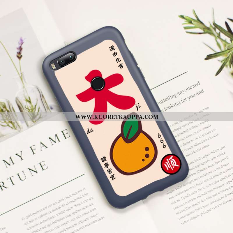 Kuori Xiaomi Mi A1, Kuoret Xiaomi Mi A1, Kotelo Xiaomi Mi A1 Suojaus Pesty Suede Rotta Murtumaton Si