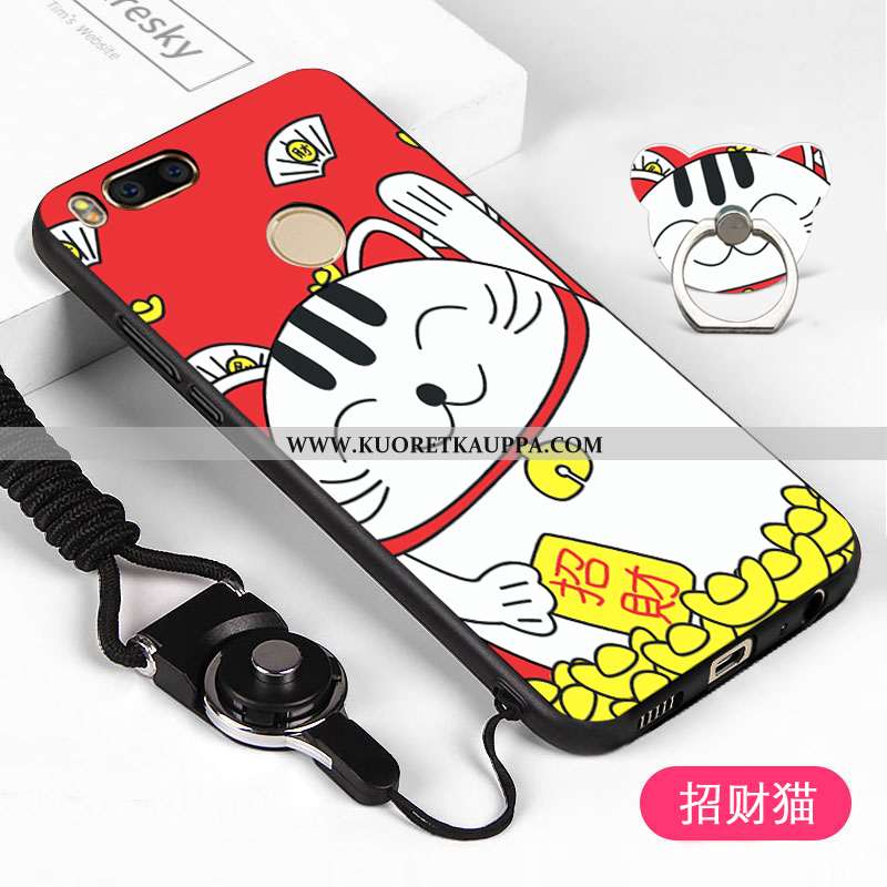 Kuori Xiaomi Mi A1, Kuoret Xiaomi Mi A1, Kotelo Xiaomi Mi A1 Tila Pesty Suede Tummansininen Pieni Pe