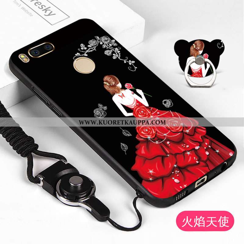 Kuori Xiaomi Mi A1, Kuoret Xiaomi Mi A1, Kotelo Xiaomi Mi A1 Tila Pesty Suede Tummansininen Pieni Pe