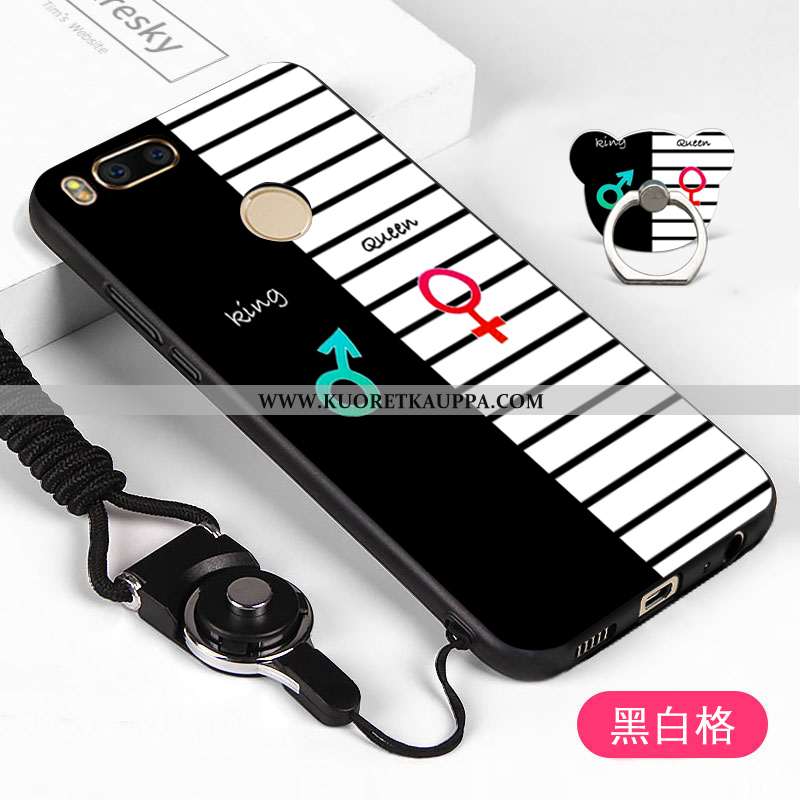 Kuori Xiaomi Mi A1, Kuoret Xiaomi Mi A1, Kotelo Xiaomi Mi A1 Tila Pesty Suede Tummansininen Pieni Pe