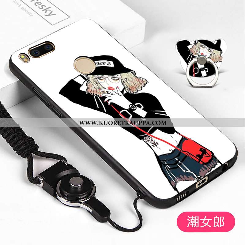 Kuori Xiaomi Mi A1, Kuoret Xiaomi Mi A1, Kotelo Xiaomi Mi A1 Tila Pesty Suede Tummansininen Pieni Pe