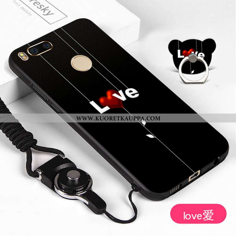 Kuori Xiaomi Mi A1, Kuoret Xiaomi Mi A1, Kotelo Xiaomi Mi A1 Tila Pesty Suede Tummansininen Pieni Pe