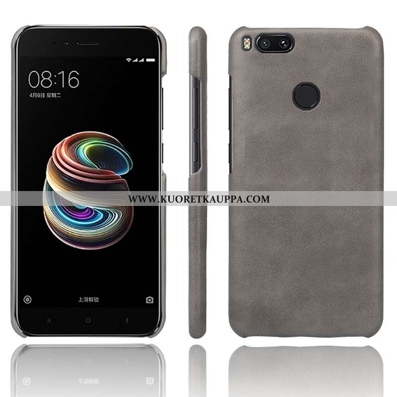 Kuori Xiaomi Mi A1, Kuoret Xiaomi Mi A1, Kotelo Xiaomi Mi A1 Vuosikerta Nahka Oranssi Murtumaton