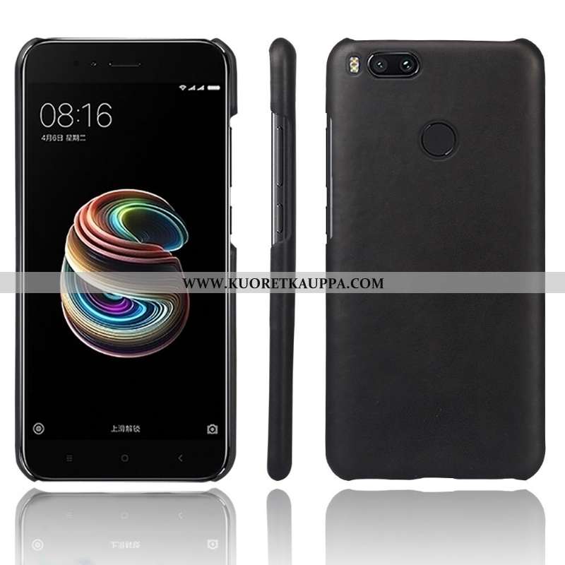 Kuori Xiaomi Mi A1, Kuoret Xiaomi Mi A1, Kotelo Xiaomi Mi A1 Vuosikerta Nahka Oranssi Murtumaton