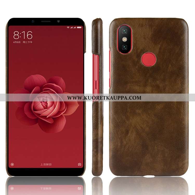 Kuori Xiaomi Mi A2, Kuoret Xiaomi Mi A2, Kotelo Xiaomi Mi A2 Kukkakuvio Nahkakuori Pieni Murtumaton 