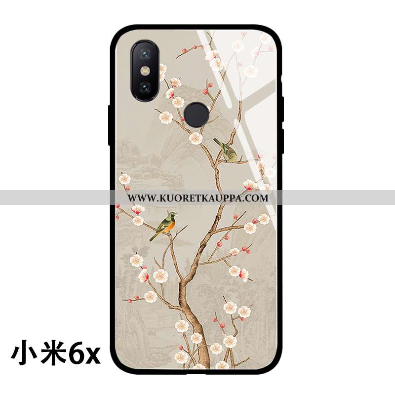 Kuori Xiaomi Mi A2, Kuoret Xiaomi Mi A2, Kotelo Xiaomi Mi A2 Lasi Persoonallisuus Kiinalainen Tyyli 