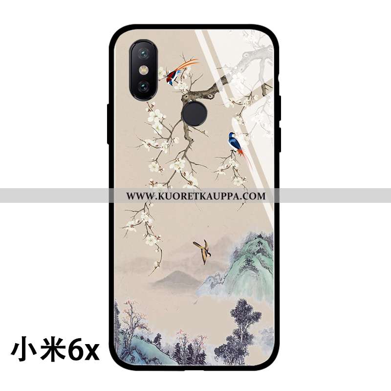 Kuori Xiaomi Mi A2, Kuoret Xiaomi Mi A2, Kotelo Xiaomi Mi A2 Lasi Persoonallisuus Kiinalainen Tyyli 