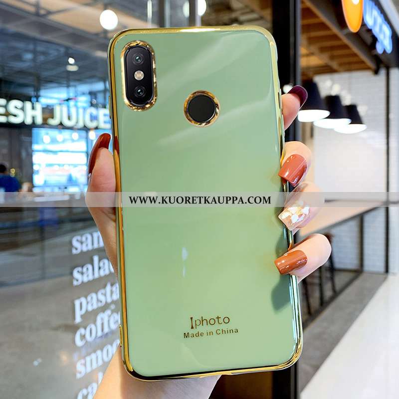 Kuori Xiaomi Mi A2, Kuoret Xiaomi Mi A2, Kotelo Xiaomi Mi A2 Luova Suuntaus Pieni Vihreä