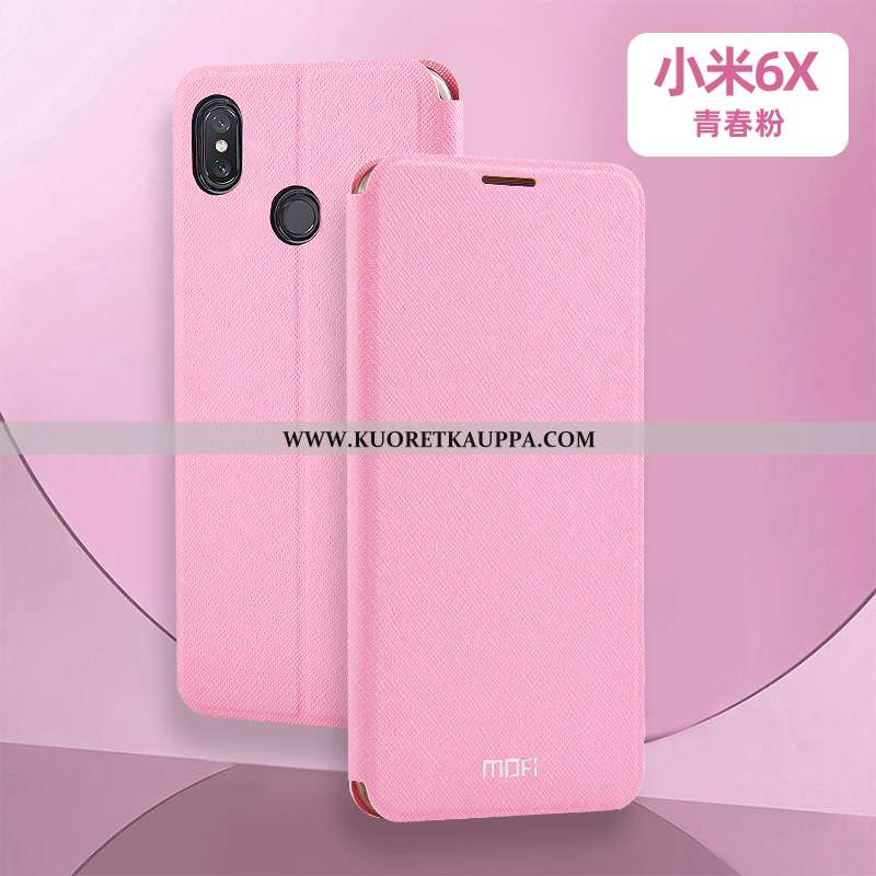 Kuori Xiaomi Mi A2, Kuoret Xiaomi Mi A2, Kotelo Xiaomi Mi A2 Nahkakuori Lisävarusteet Pieni Silikoni